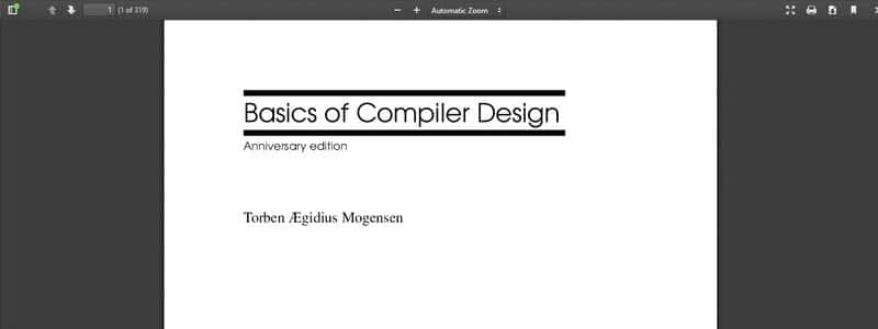 Basics of Compiler Design: Anniversary Edition by Torben Ægidius Mogensen Basics of Compiler Design: Anniversary Edition by Torben Ægidius Mogensen